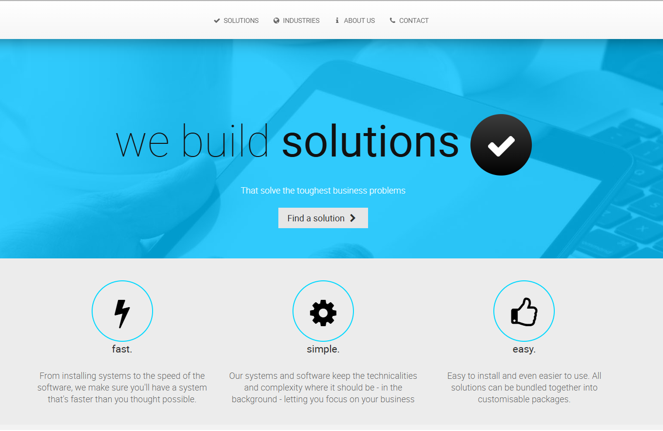 Eezipay website: Original