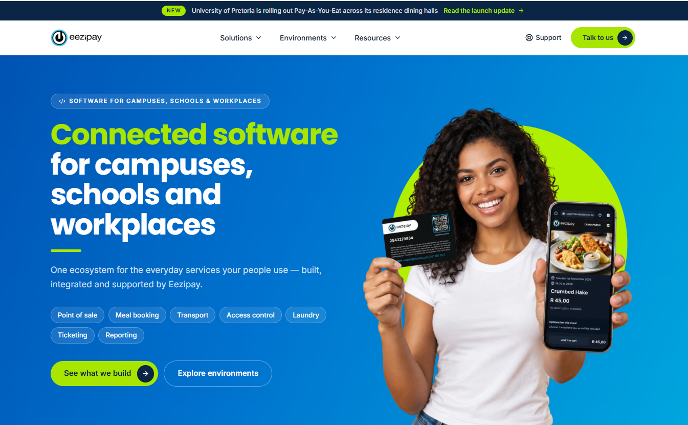 Eezipay website: New React site